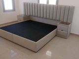 Latest 72X75 King Size Cushion Bed with 2 Bedside -Li 16