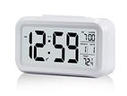 LCD Display Digital Alarm Clock Battery Powered