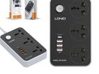 Ldnio 38W 3 Sockets + USB Extension Wire Cord