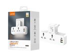 LDNIO SC2311 2 Port with 1 USB-C and USB-A Power Socket UK Plug(New)