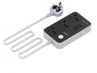 LDNIO SC3412 2500W 3 Ways Power Socket and 4 USB Ports