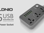 LDNIO SC3604 3.4A Power Socket 3 AC + 6 USB Charger Adapter
