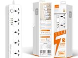 LDNIO SC5415 5 AC Universal Outlets & 4 USB Ports Power Strip