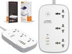 LDNIO SCW3451 Wifi Smart Power Strip with 3 Sockets & 4 USB