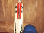 Leather Bat with Helmet