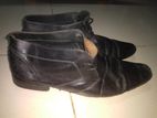 Leather Black Shoes 44 Size