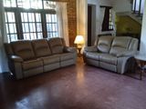 Leather Electric Recliners Sofa Set