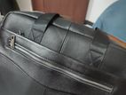 Leather office bag