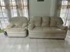 Leather sofa 3 pcs