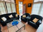 Leather Sofa Set