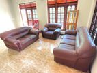 Leather Sofa Set