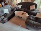 Leather Sofa Set