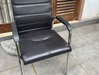 Leather Stripe Visitor Chairs