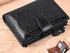Leather Zipper Wallet