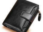 Leather Zipper Wallet