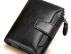 Leather Zipper Wallet