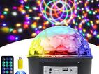 LED Crystal Magic Ball, Stage Light with MP3 Player, USB/Bluetooth