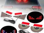 LED Devil Eye Car Mirror Light | Universal Back Decoration Lamp