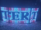 Led Dj Booth Name Board Making