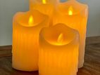 LED Flameless Wax Candle (Rechargeable)