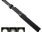 Led Flashlight Retractable Baseball Bat Model 3 Mode - New .