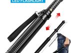 LED Flashlight Tactical Self dense Baseball Bat retractable - new