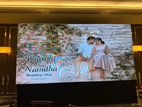LED Video Wall For Weddings & Live Streaming