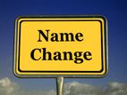 ලේකම් සේවා - Changing Company Name