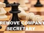 ලේකම් සේවා - Removing Company Secretary