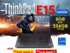 Lenovo Thinkpad E15 Business Laptop(i7 10th Gen/8GB RAM/256GB Nvme SSD)