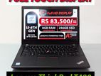 Lenovo ThinkPad T480 Core i5-8365U 8th Gen| 256GB NVMe | 8GB RamLaptop