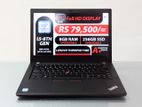 Lenovo ThinkPad T480 Core i5-8365U 8th Gen|14” inch FHD|8GB DDR4|256GB