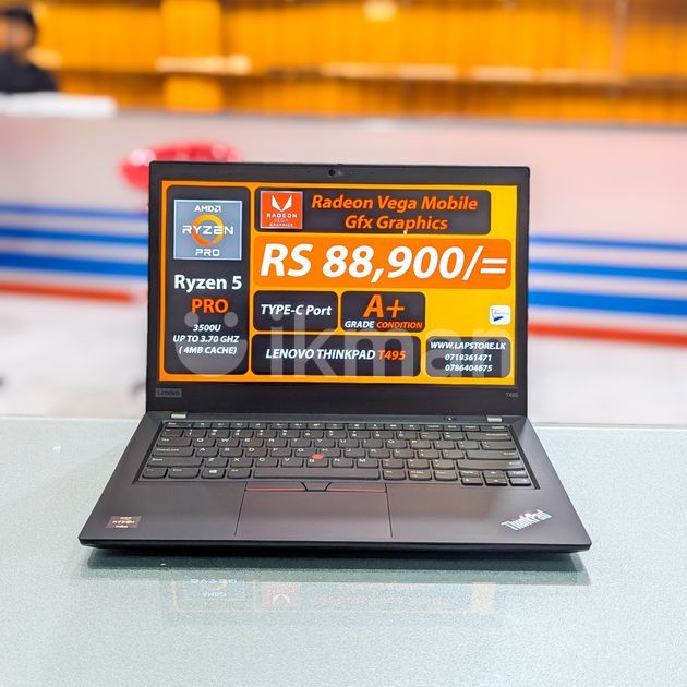 Lenovo ThinkPad T495 AMD Ryzen Pro Radeon Vega VGA Laptop for