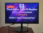 Lenovo ThinkVision T23i Frameless FHD IPS Monitor