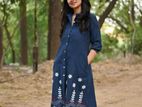 Pure Cotton 60*60 Fabric Women Frock