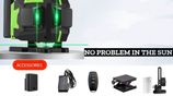 Level meter Laser 16 Line 4D / 360 for indoor outdoor - Self-Leveling