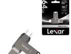 Lexar 64Gb 2 in 1 type c/ USB Pendrive