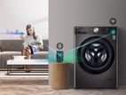 LG 11KG Front Loader Inverter Washer with Dryer in Black - Brand New