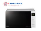 LG 25L WHTE/BLANC MH6535GISW Microwave with Oven & Grill,