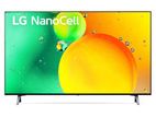 Lg 43 inch Nano75 UHD 4k Smart Tv