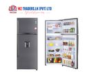 LG 471L Refrigerator Frost Free – Shiny Steel GL-B503PZI
