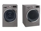 "LG" 8Kg Front Load Washer & Dryer