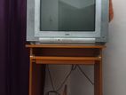 LG Flatron TV With Table