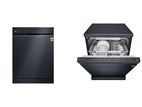 LG THINQ Top Control Dishwasher QuadWash & TrueSteam - Black