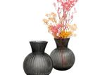 Light Black Ball Vase