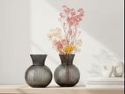 Light Black Ball Vase