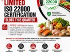 Limited ISO 22000 Certification Slots This Quarter