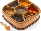 Square Plastic Masala Spice Box