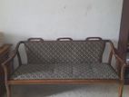 Living Room Teak Sofa Set 3+1+1