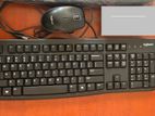 Logitech MK120 Corded Keyboard with Mouse Combo